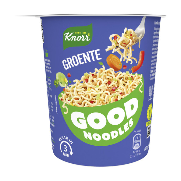 Knorr good noodles groenten cup 65 gr