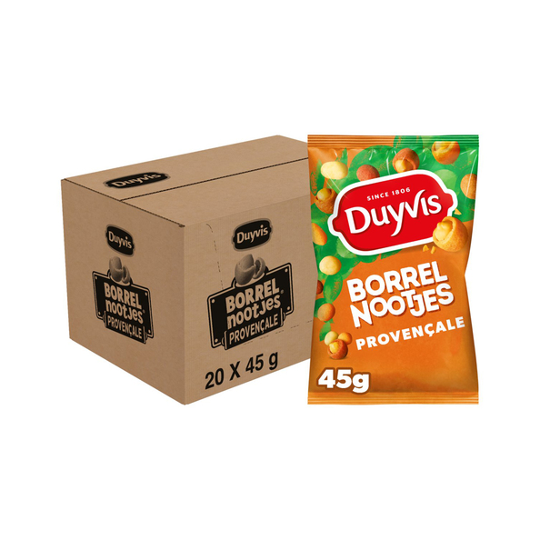 Duyvis borrelnootjes provencale 45 gr