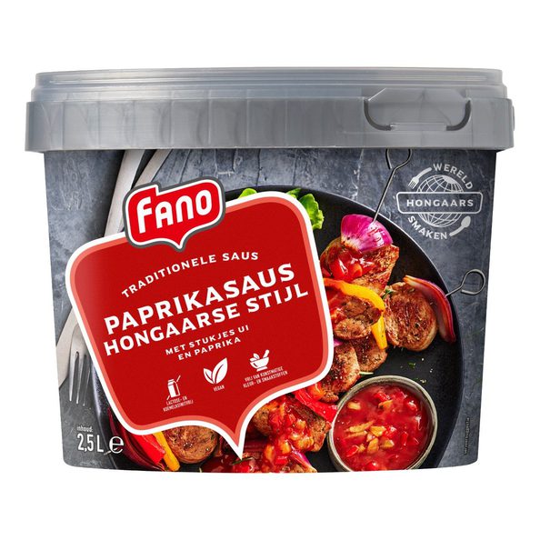 Fano paprikasaus hongaarse stijl 2.5 liter