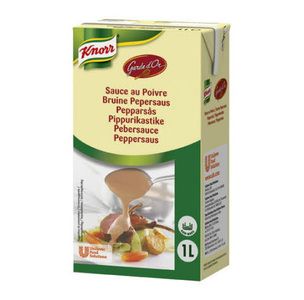 Knorr Garde d'Or Bruine Peper Saus 1 liter