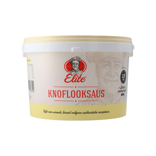 Elite Knoflooksaus 2.5 kilo