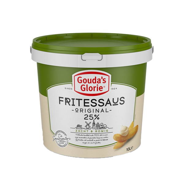 Gouda's Glorie fritessaus 25% Original 10 liter