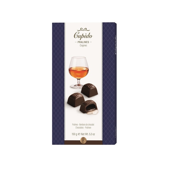 Cupido likeurpralines cognac 150 gr. a10