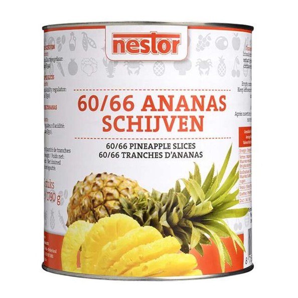 Nestor ananas schijven 64/66 3050 gram