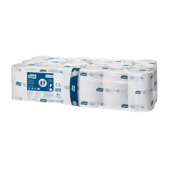 Tork Hulsloos Mid-size Toiletpapier 2-laags Wit T7 Advanced 36x900 vel