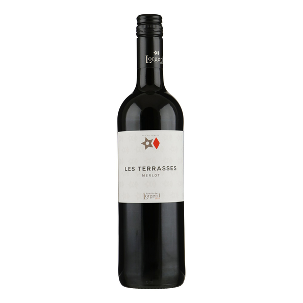 Lorgeril les terrasses merlot 0.75 liter