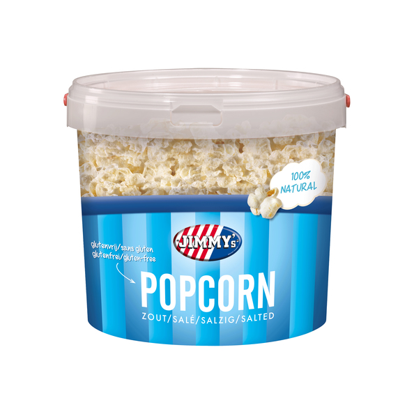 Jimmys popcorn zout emmer 140 gr