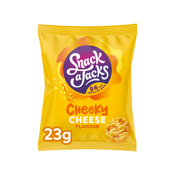 Snack a jacks crispies cheese 23 gr