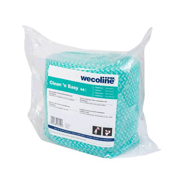 Wecoline clean 'n easy desinfectie doeken navul 3 x 150 stuks