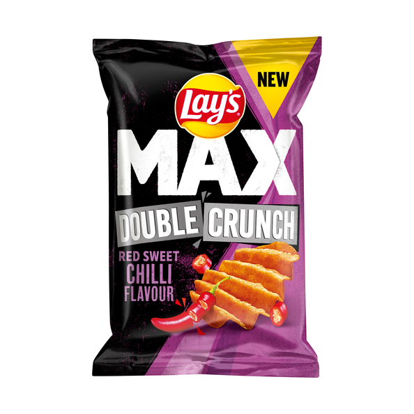 Lay's MAX double crunch red sweet chilli 140 gr