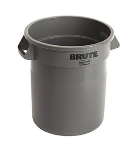 Rubbermaid ronde brute container grijs 37.9 liter
