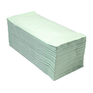 Pap.handdoek 1lgs z-vw groen 23x25cm 5000