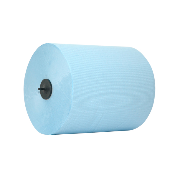 Euro matic handdoekrol blauw 2 laags 6x150 meter