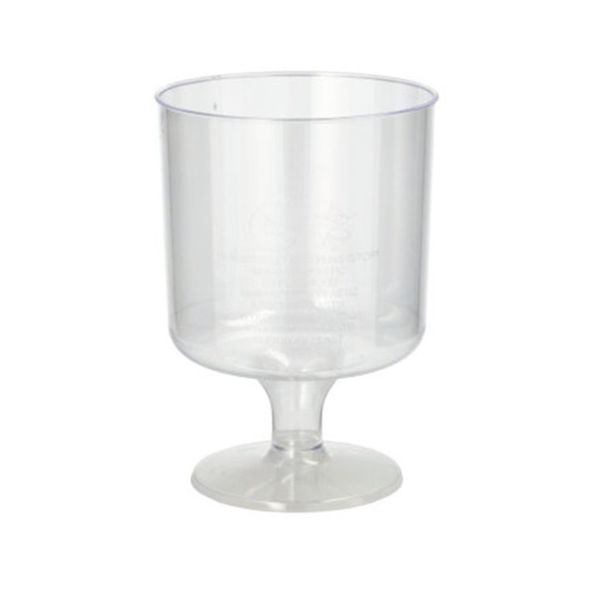 Rode wijnglas plastic 200cc