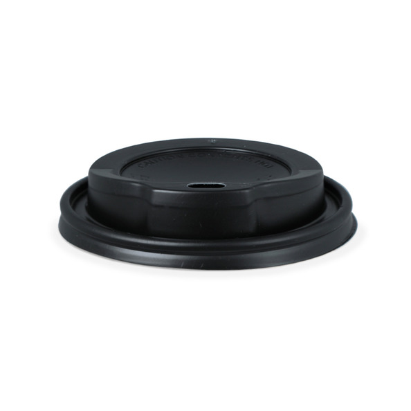 Deksel to go zwart 90 mm