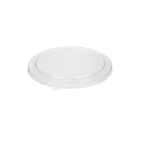 PLA deksel voor kraft/PLA saladebowl 480/750ml 15Ø