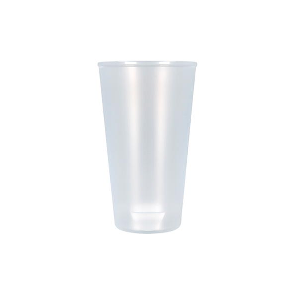 Reusable koude dranken beker PP 500 ml