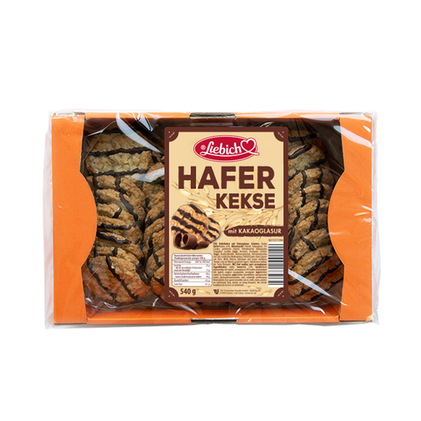 Liebich haferkekse kakaoglasur 540 gram