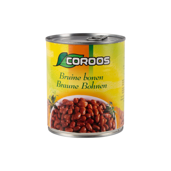 Coroos bruine bonen blik 850 ml