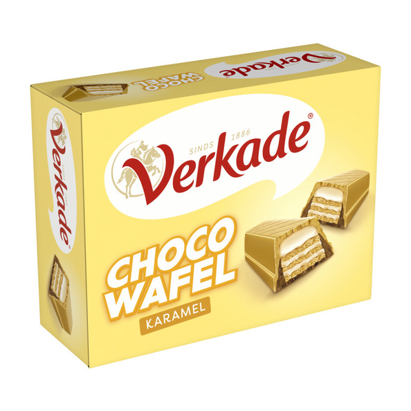Verkade chocowafel karamel 960gr. a6
