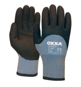 Oxxa handschoenen X-frost 51-860 grijs/zwart maat 11 XXL