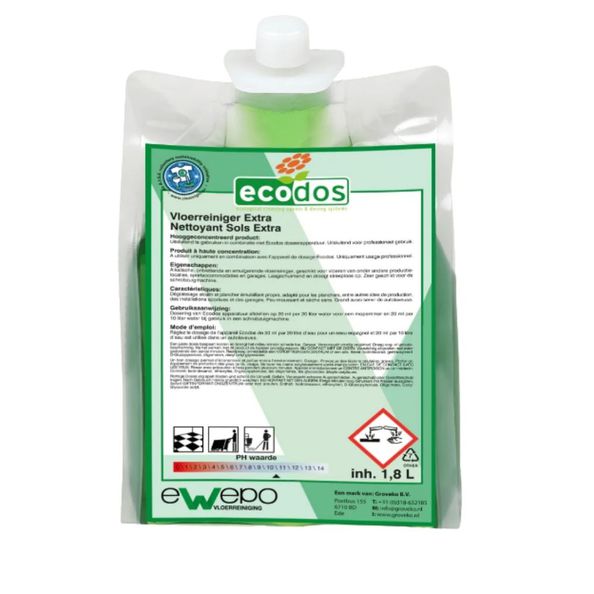 Ecodos vloerreiniger extra 3x1.8 liter