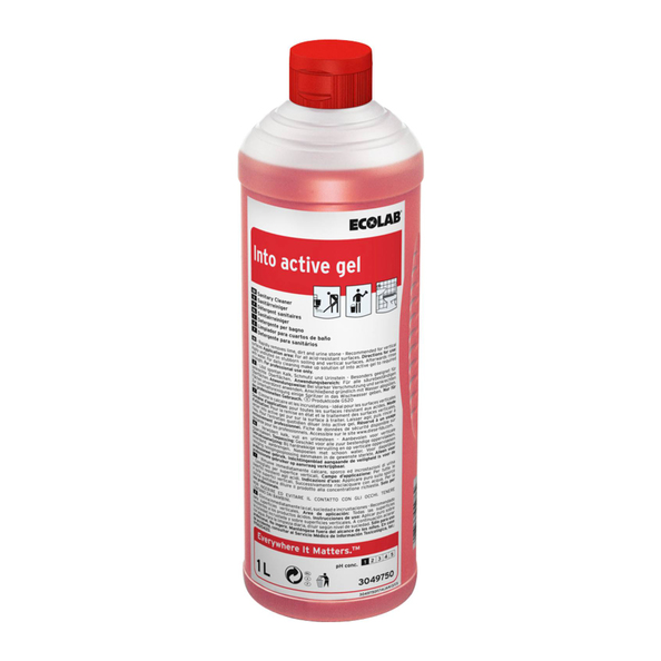 Ecolab into active gel zure sanitairreiniger 1 liter