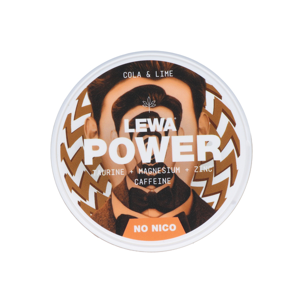 Lewa power cola & lime tin 18 stuks