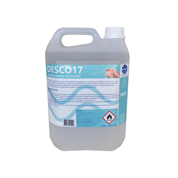 Desco17 handdesinfectie alcoholgel 5ltr