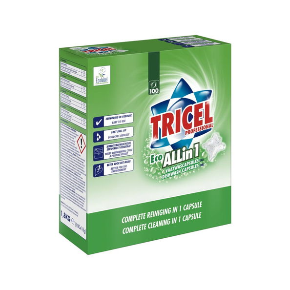 Tricel eco allin1 vaatwascapsules a100