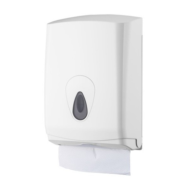 Plastiqline handdoekdispenser midi wit