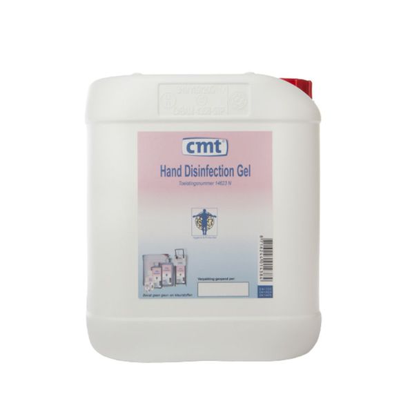 CMT hand desinfectie alcoholgel can 5 liter