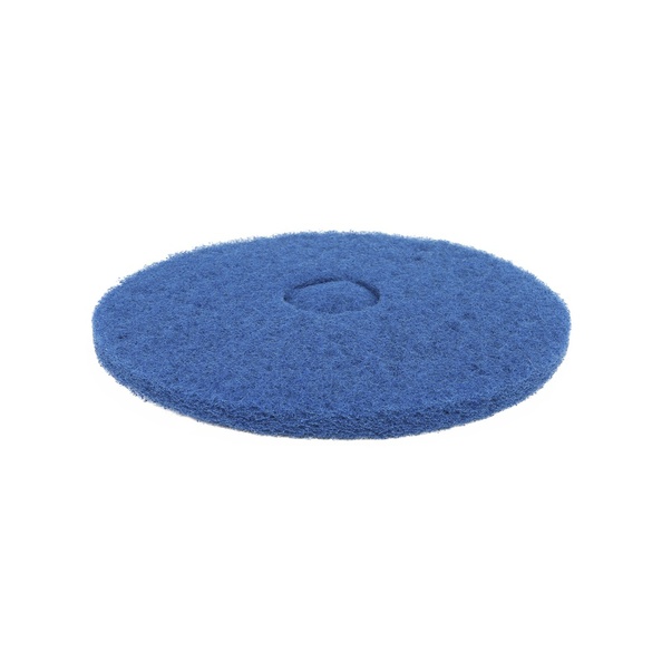 Schrobmachinepad 17 inch blauw (432 mm.)