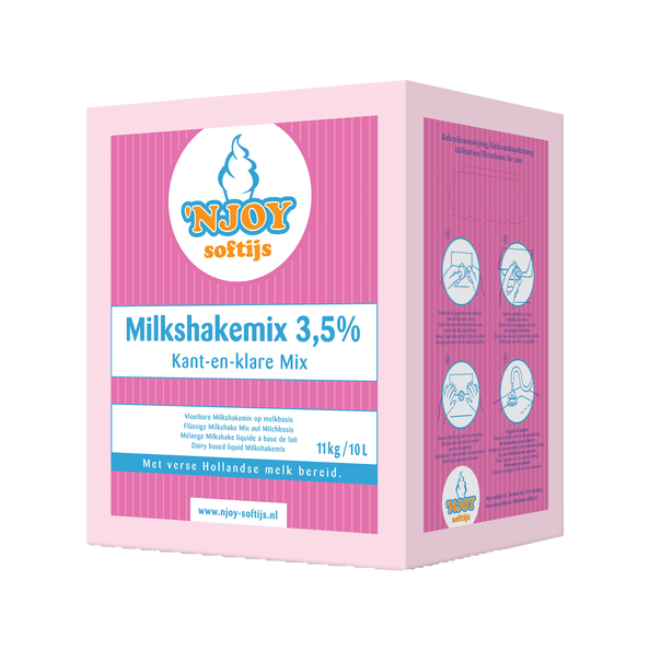 NJOY milkshakemix 3.5% 10 liter vloeibaar
