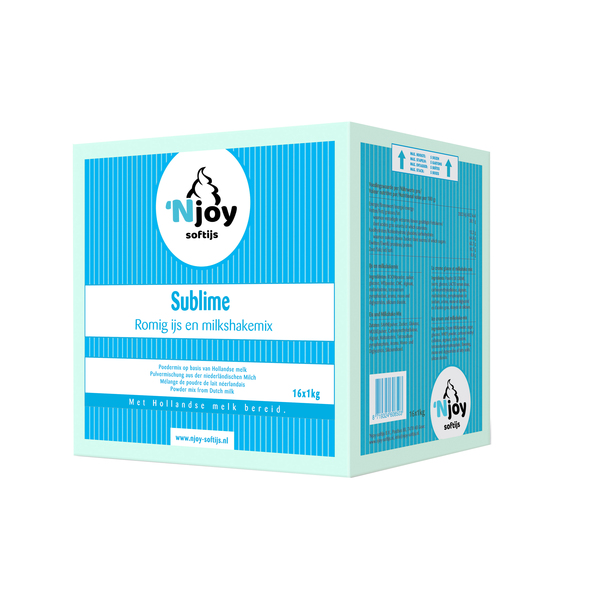 NJOY sublime romig ijs en milkshakemix 1 kg