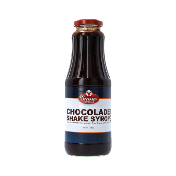 Gruno shake siroop chocolade 990 ml