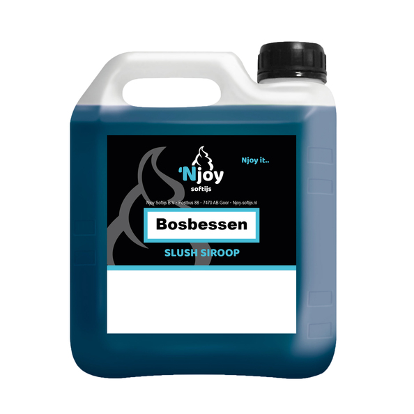 NJOY slush funniezz siroop bosbessen 5 liter