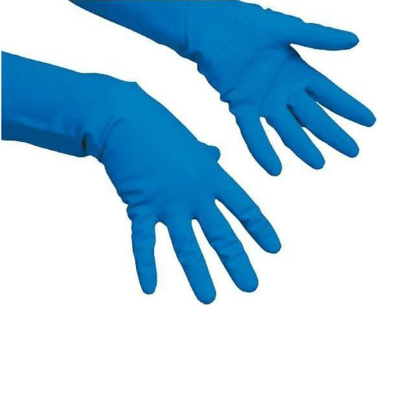 Vileda handschoen multipurpose blauw L per paar