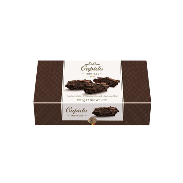 Cupido puurchocolade schilfertruffels 200gr. a12