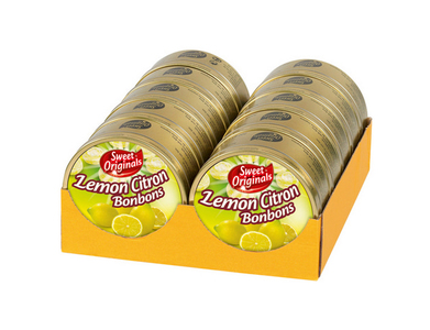 Sweet originals lemon bonbons blikje 200 gr