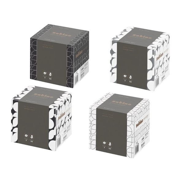 Satino prestige facial tissues cube 3lgs 60st a30	