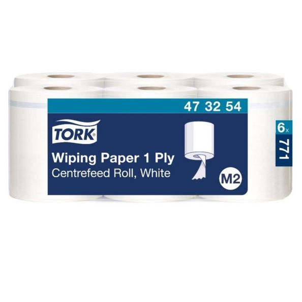 Tork poetspapier midi 1 laags 270 meter