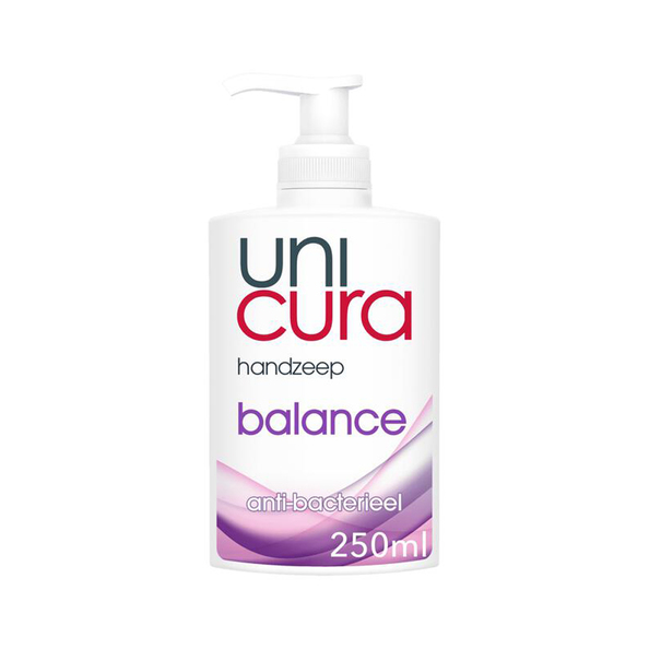 Unicura handzeep balans antibacterieel 250 ml.