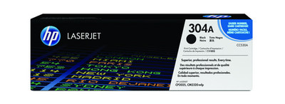 CC530A HP 304A CLJ cartridge black HC 3500pages