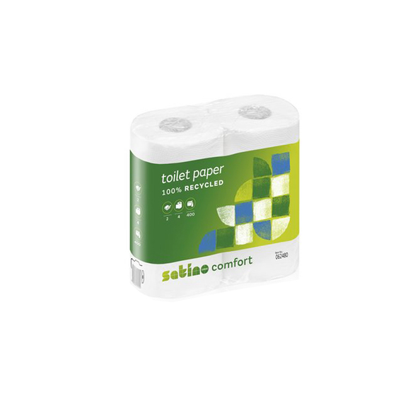 Satino toiletpapier recycled 2 laags 400 vel 40 rollen