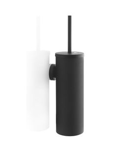 Satino black toiletborstel garnituur metaal zwart