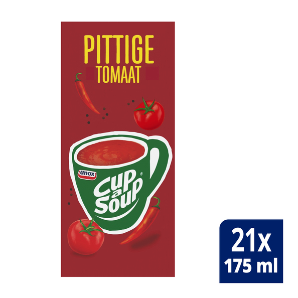Unox Cup-a-Soup Pittige Tomaat 21 x 175 ml
