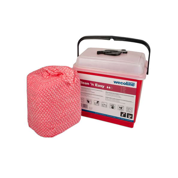Weco clean 'n easy sanitairdoeken in emmer a150