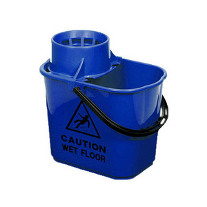 Hygiemix minimopemmer blauw 15 liter met uitwringkorf
