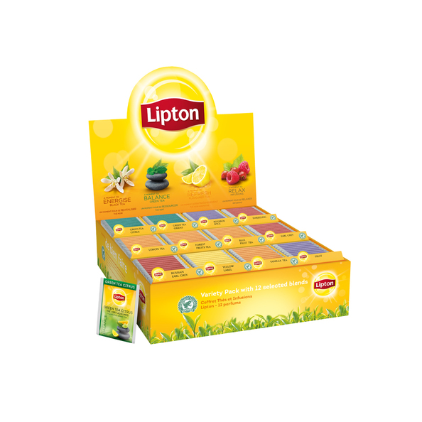Lipton Variety Pack. 12 smaken. display van 180 za Diversen Drankenhandel Hooisma Hooisma